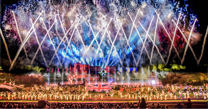 The Grand Finale of Kynren an epic tale of england
